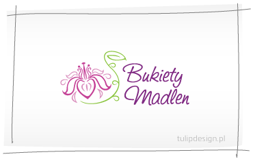 Projekt Logo Bukiety Madlen